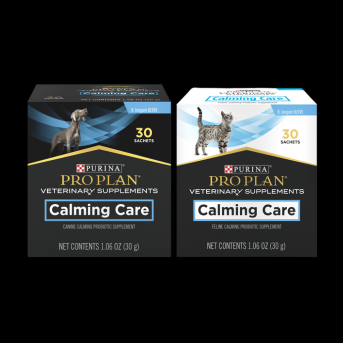 PRO PLAN canine and feline calming care pack front